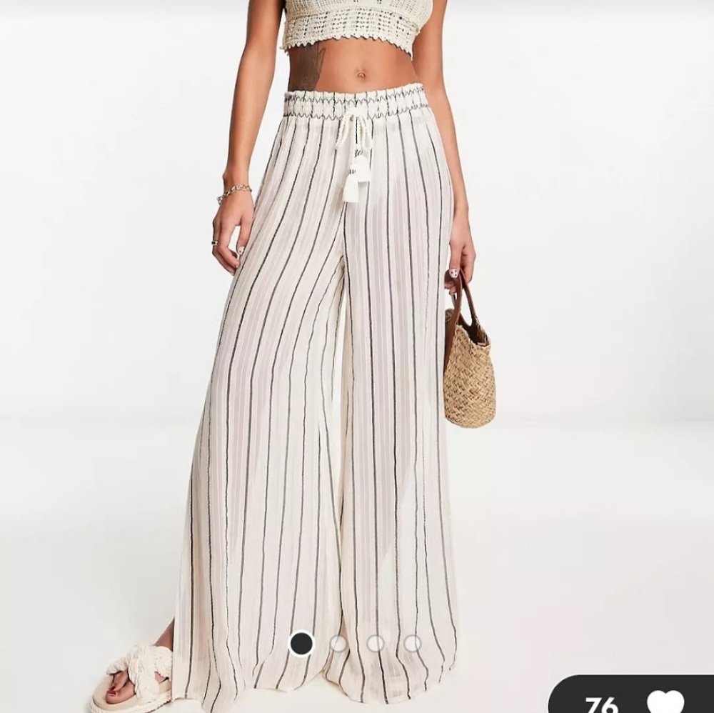 River Island Stripe Palazzo pants